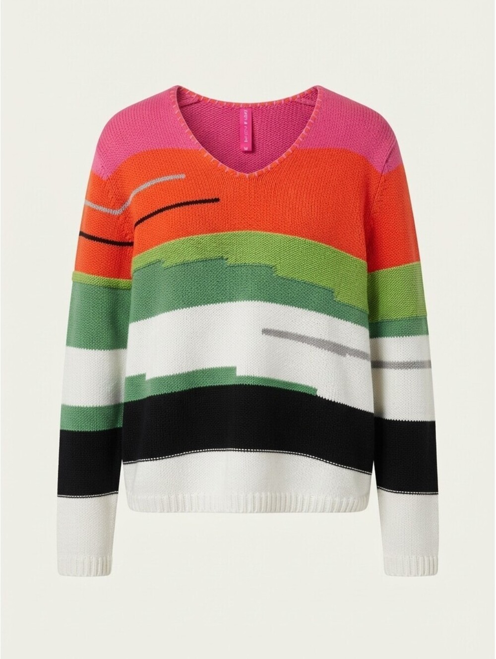 Zaket & Plover Multicolor Cotton Knit Sweater Women's Medium